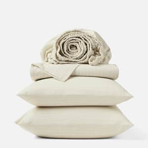Organic Crinkled Percale&trade; Sheet Set