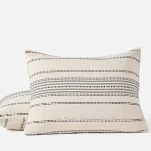 Rippled Stripe Organic Sham