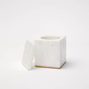 Pietra Marble Storage Jar