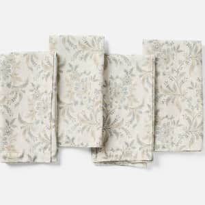 Marguerite Organic Print Napkins, Set of 4