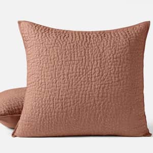 Pebbled Handstitched Organic Sham