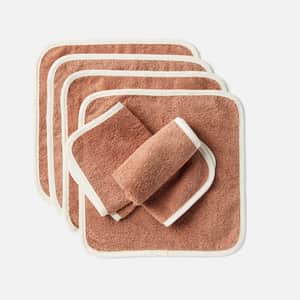Cloud Loom&trade; Organic Baby Wash Cloth, Set of 6