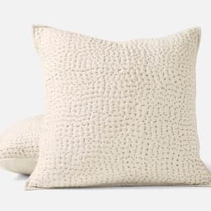 Pebbled Handstitched Organic Sham