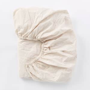 Organic Crinkled Percale™ Fitted Sheet