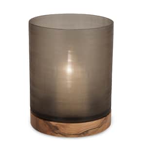 Guaxs Aran Lantern - Smoke Grey/Walnut
