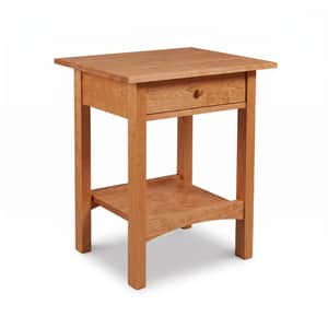 Burlington Shaker 1-Drawer Open Shelf Nightstand