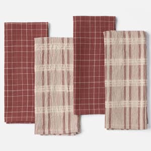Clarendon Organic Kitchen Towels, Set of 4