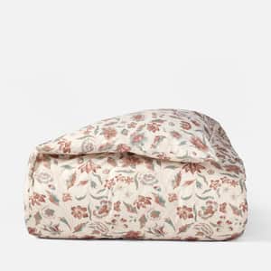 Viola Organic Print Duvet Cover