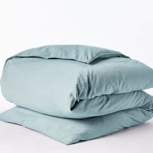 Organic Crinkled Percale&trade; Duvet Cover