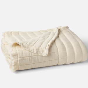 Dreamweight Organic Matelasse Weighted Throw