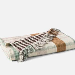 Loma Organic Matelasse Throw