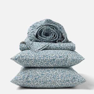 Organic Print Percale Sheet Set