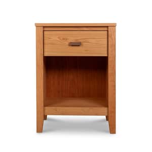 Andover Modern 1-Drawer Enclosed Shelf Nightstand