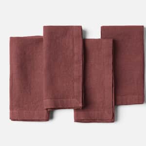 Mojave Organic Linen Napkins, Set of 4