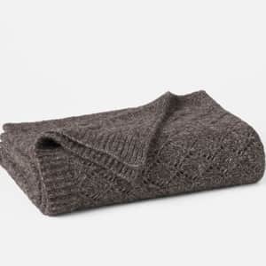 Paracas Alpaca Cotton Knit Throw