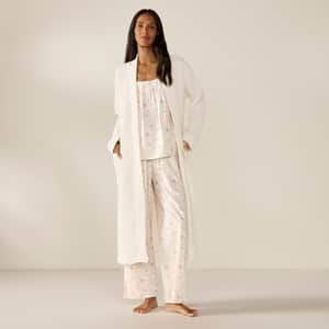 Unisex Organic Waffle Robe