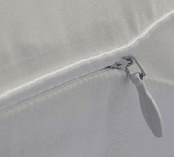Silk pillow with silk shell image