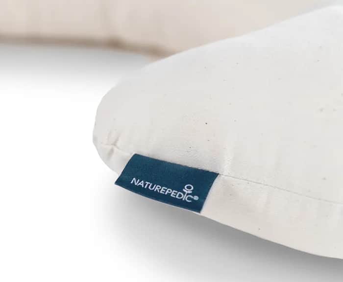 Naturepedic Nursing Pillow with Waterproof Cover image
