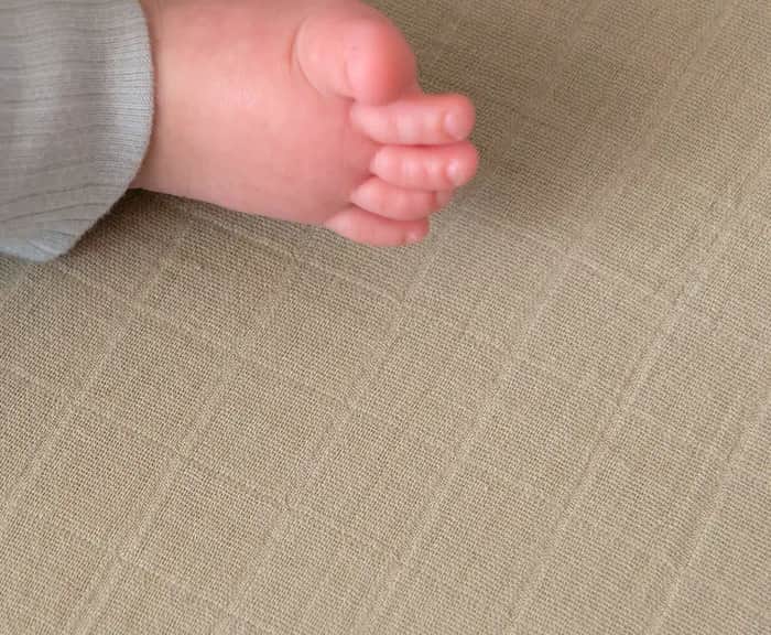 Naturepedic Organic Breathable Muslin Crib Sheet image