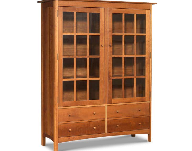 Heartwood Shaker China Cabinet - Bookcase image