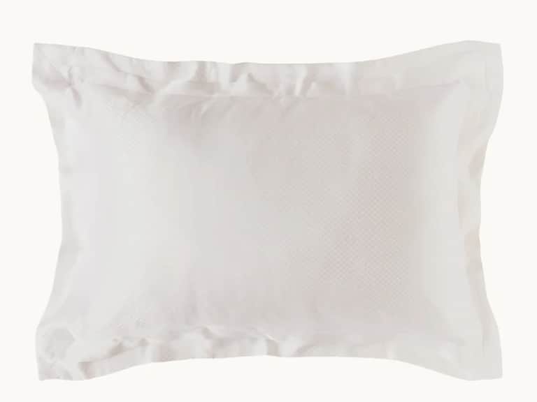 GingerLily Eva White Silk Pillowcase Sham