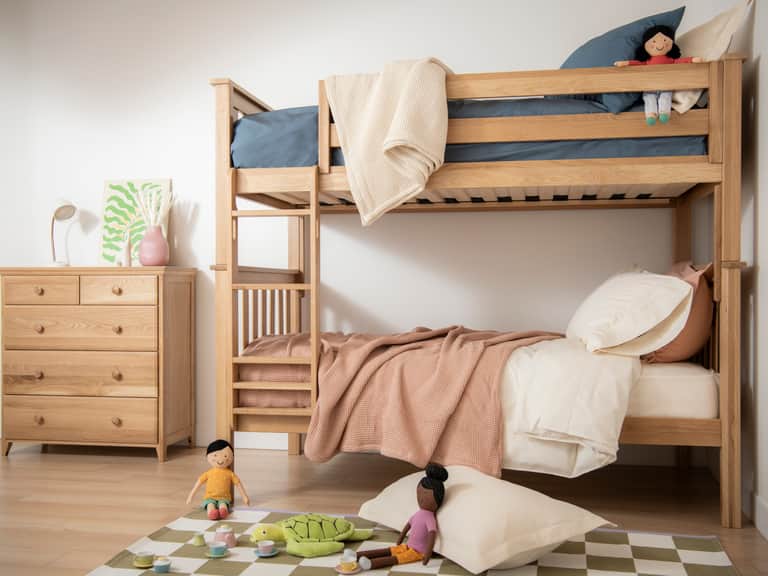 Naturepedic Savona  FSC&reg; Certified Oak Kids Bed/Bunk Bed image
