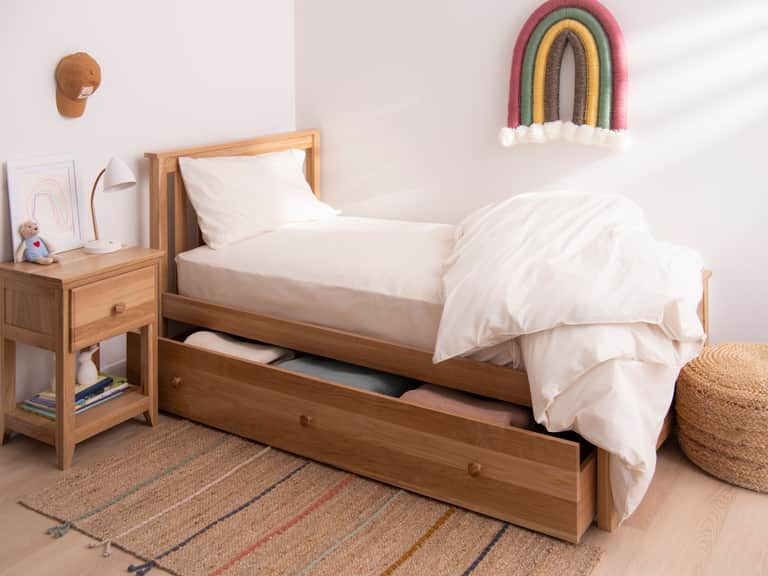 Naturepedic Savona  FSC&reg; Certified Oak Kids Nightstand image