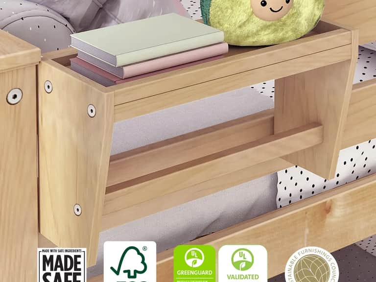 Naturepedic Savona Oak Bedside Tray image