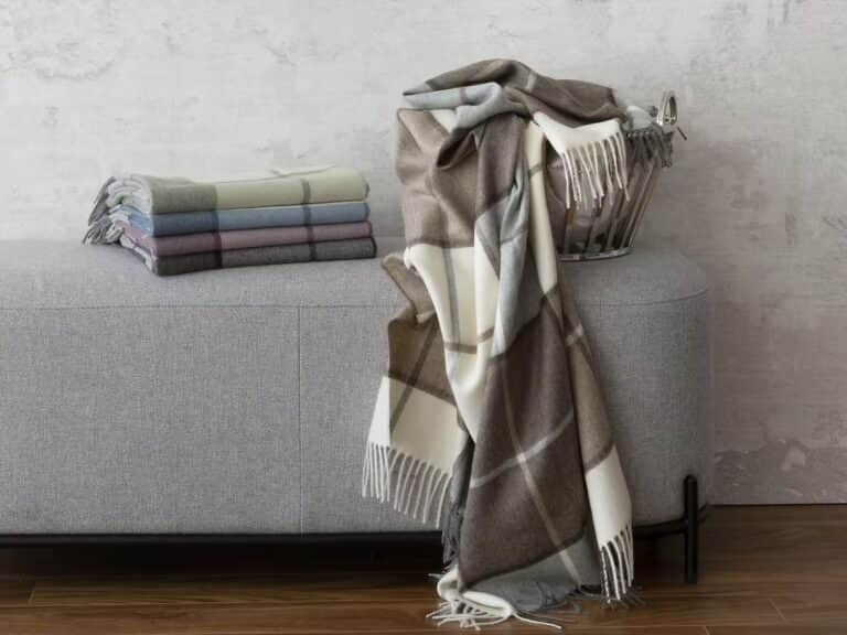 St Geneve Mika Baby Alpaca Throw