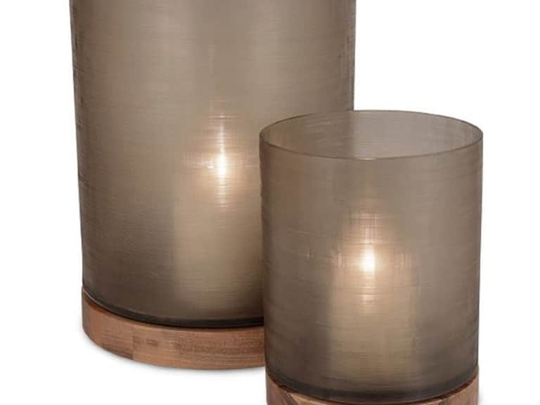 Guaxs Aran Lantern - Smoke Grey/Walnut image
