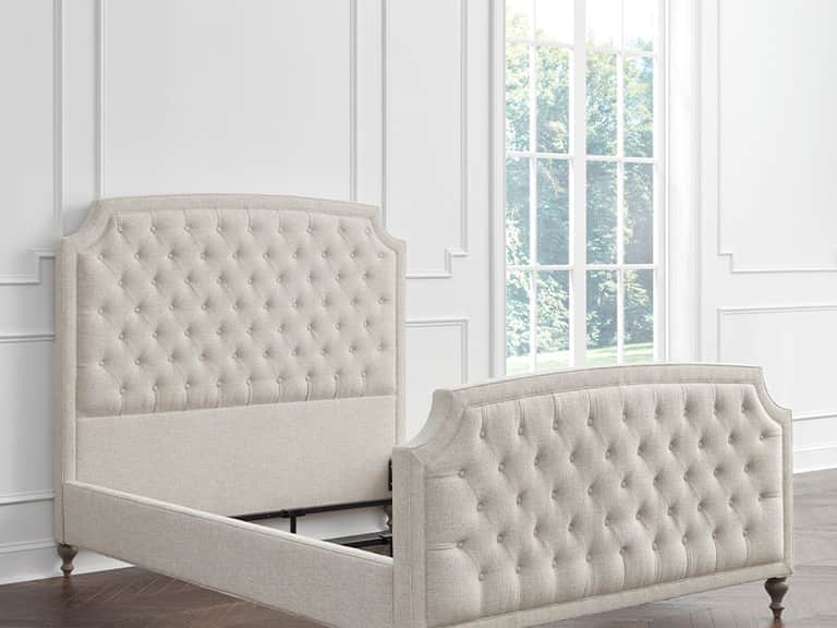 Ashville Upholstered Bed with Footboard image