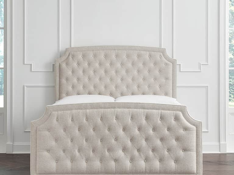 Ashville Upholstered Bed with Footboard image