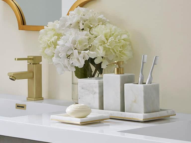 Pietra Marble Storage Jar image