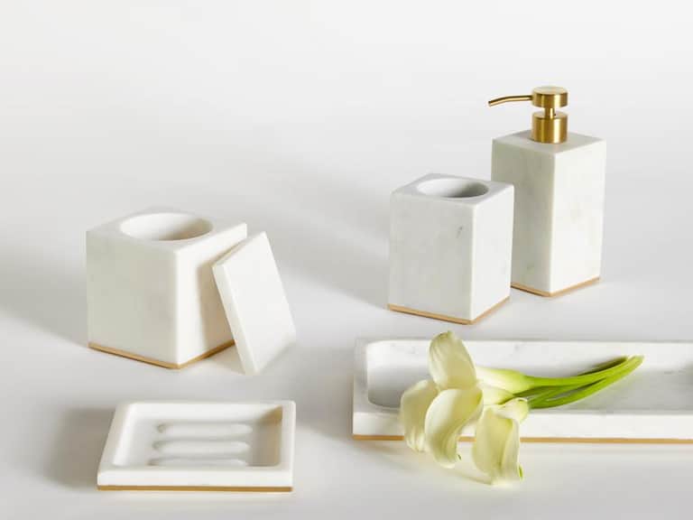 Pietra Marble Storage Jar image