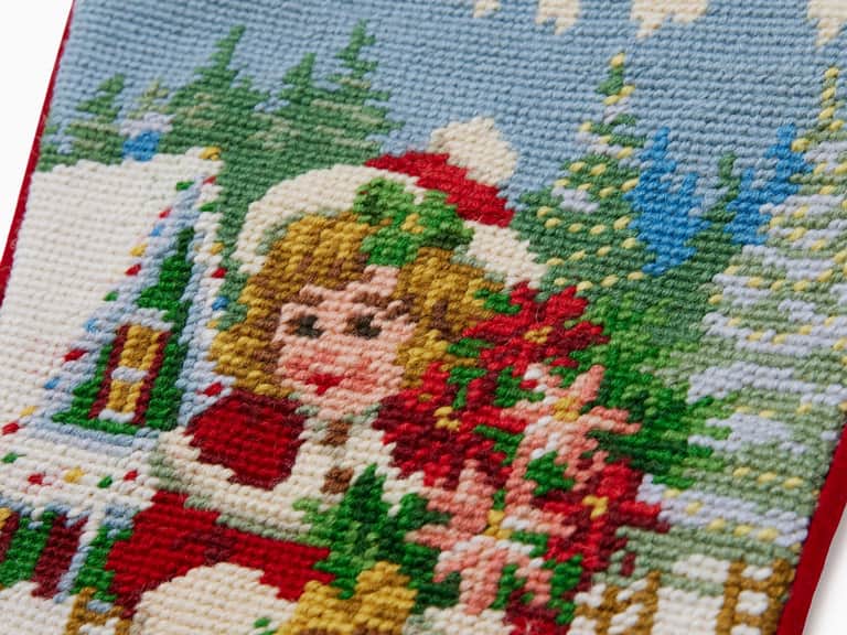 Ice Skater Girl Stocking image