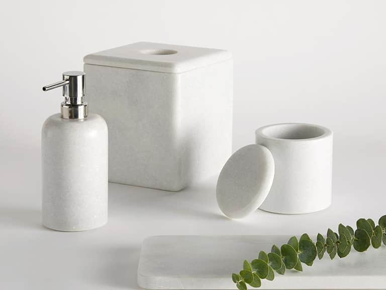 Velina Marble Storage Jar image