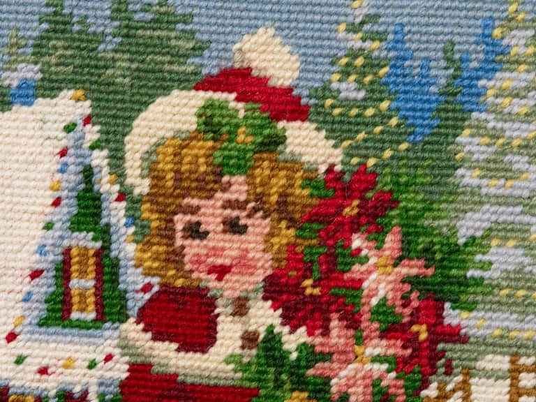 Ice Skater Girl Stocking image