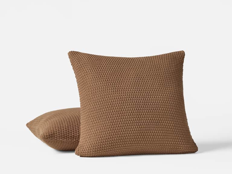 Avalon Organic Knit Decorative Pillow Cover image