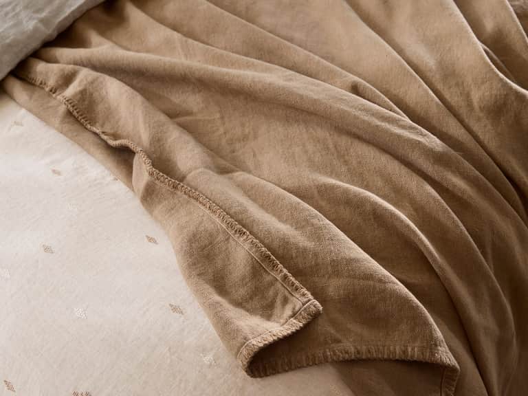 Helena Organic Linen Coverlet image