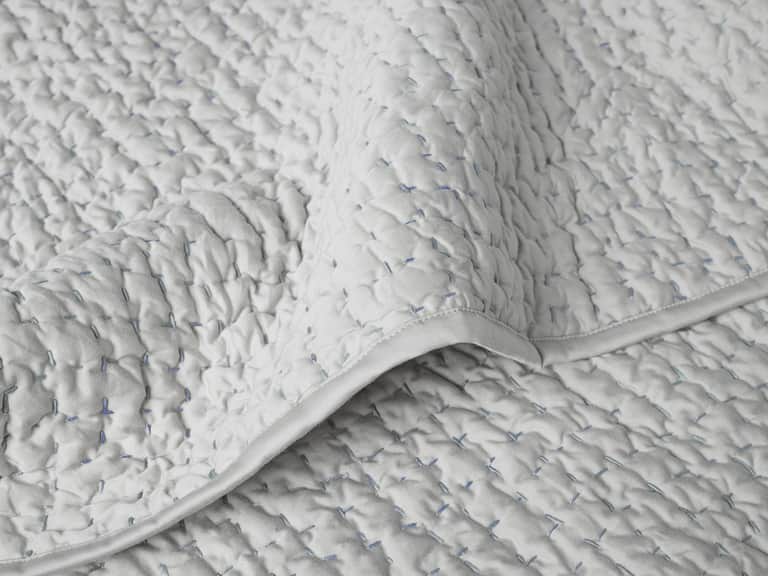 Pebbled Handstitched Organic Toddler Quilt image