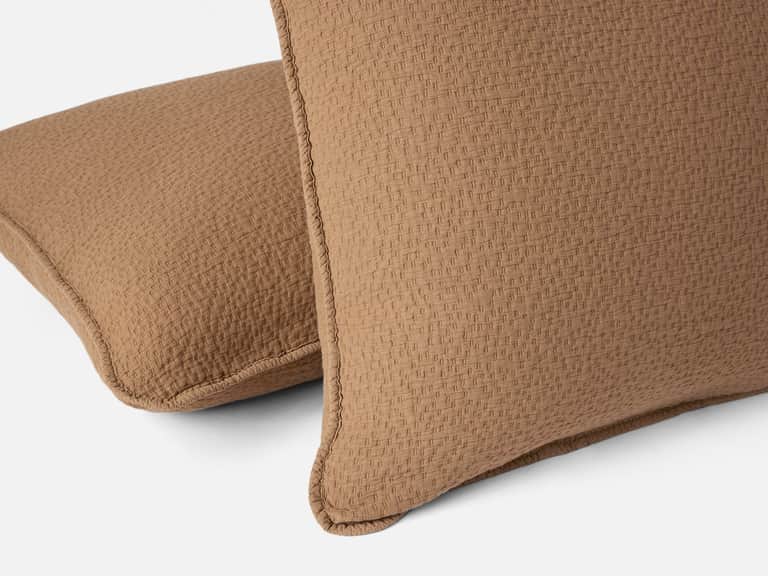 Cascade Organic Matelasse Sham image