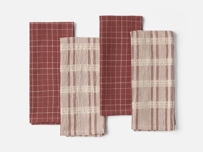 Clarendon Organic Kitchen Towels, Set of 4 image