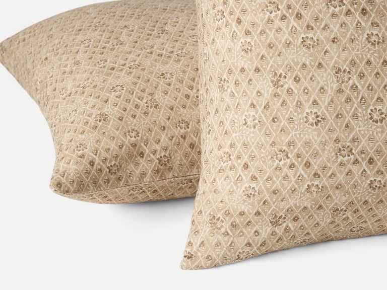 Coral Bell Print Decorative Pillow Cover image