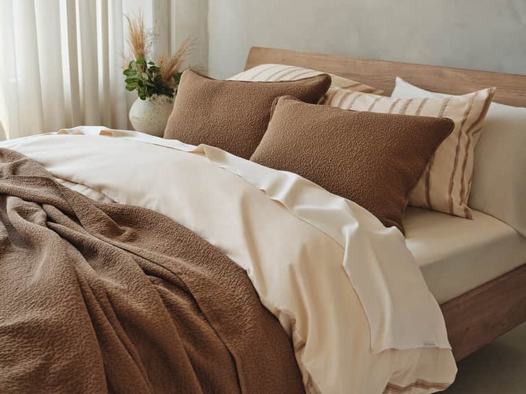 Cascade Organic Matelasse Sham image