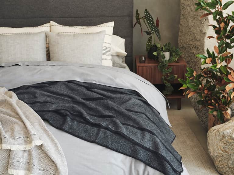 Organic Crinkled Percale&trade; Duvet Cover image