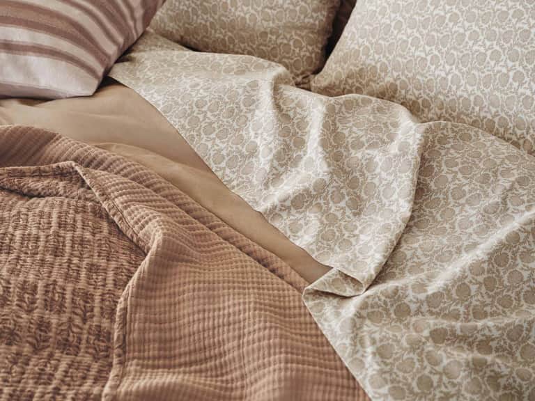 Organic Print Percale Sheet Set image