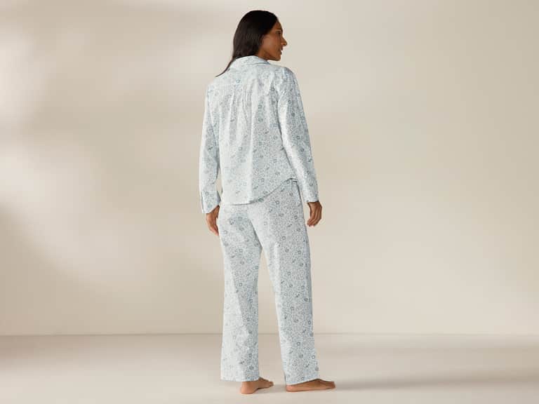 Women's Isla Organic Cotton Long Sleeve Pajama Set image
