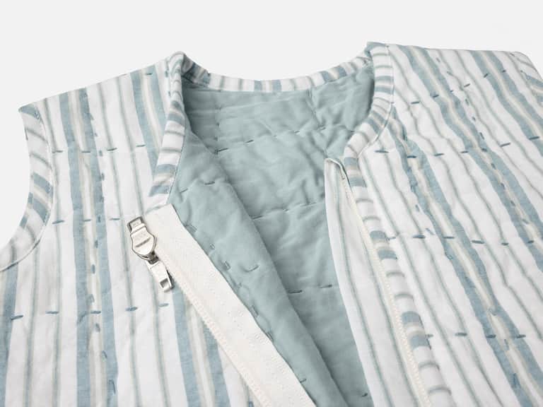 Pebbled Handstitched Organic Snuggle Sack image