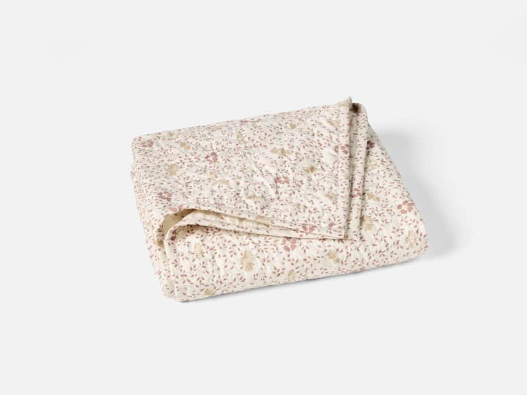 Pebbled Handstitched Organic Toddler Quilt image