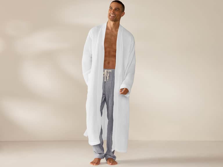 Unisex Organic Waffle Robe image